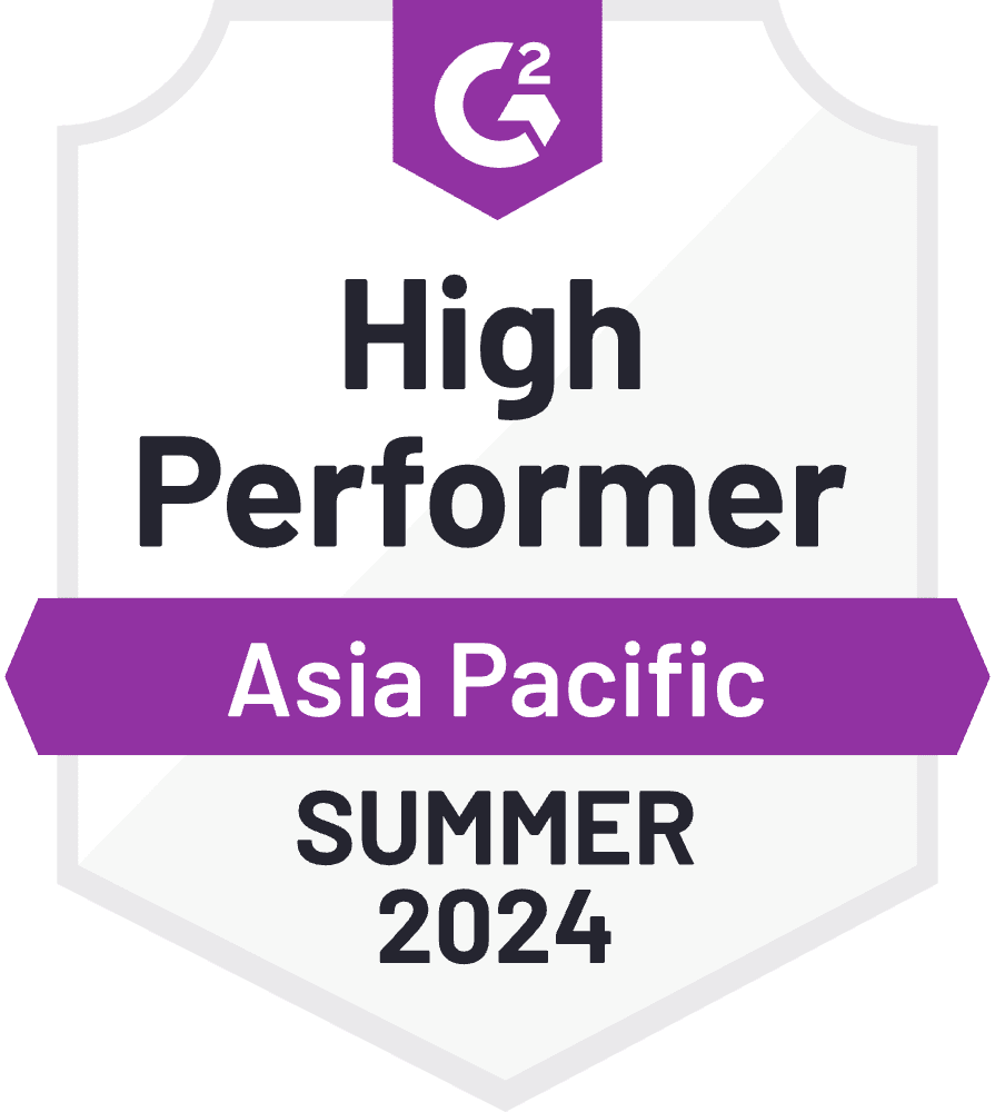 G2 High Performer Asia Pacific 2024